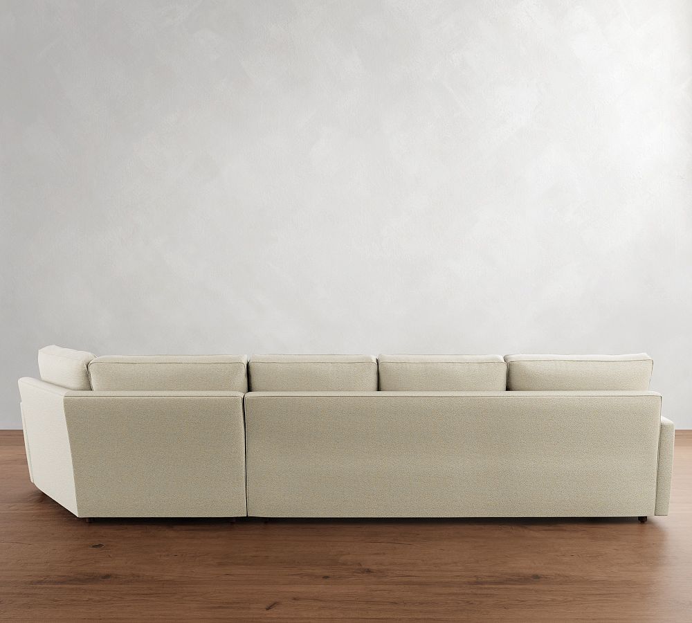 Pottery Barn Pearce Square Arm Cuddle Chaise Sectional (135"-165")