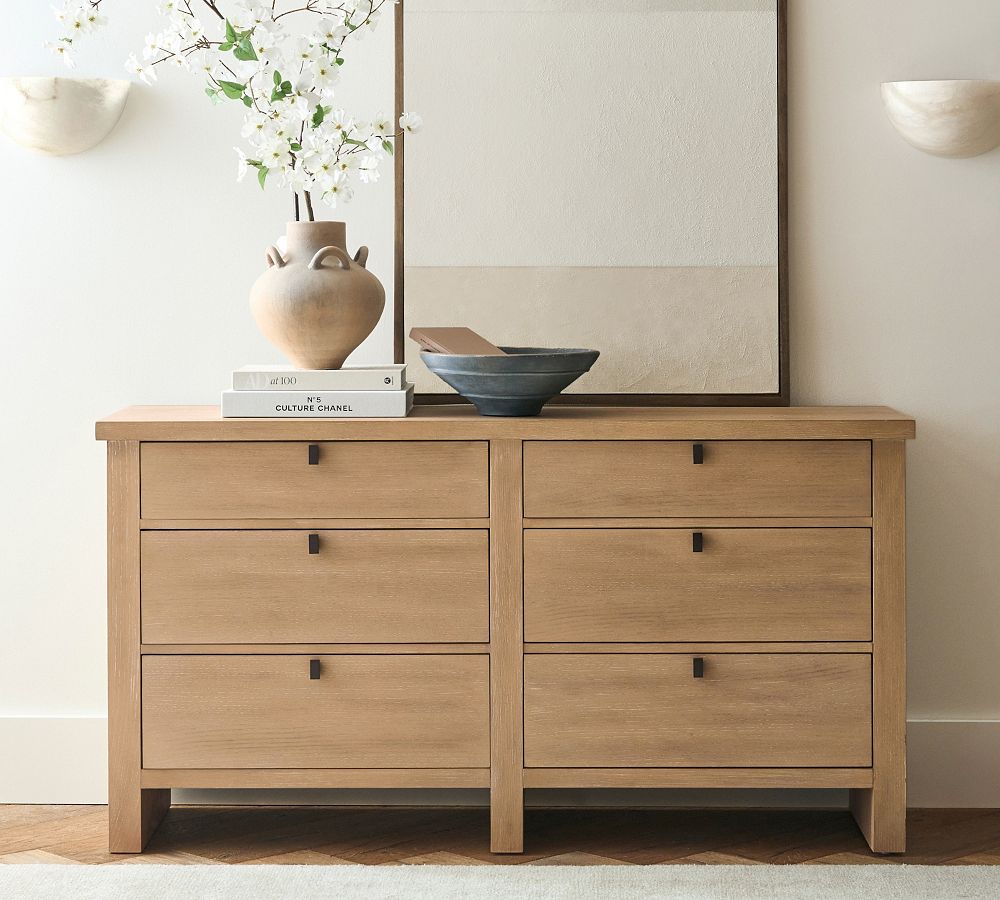 Pottery Barn Modern Farmhouse 6-Drawer Dresser (64")