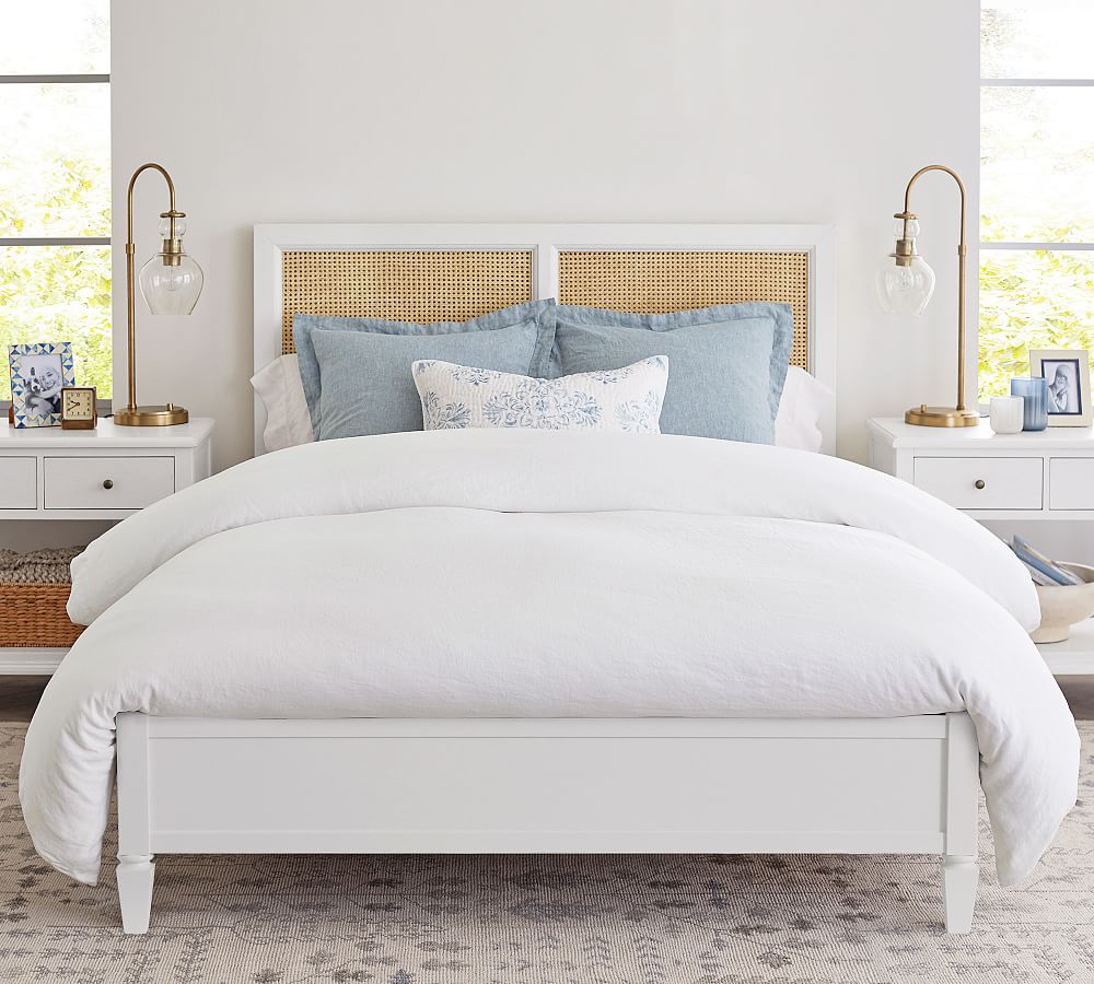 Pottery Barn Sausalito Cane Bed