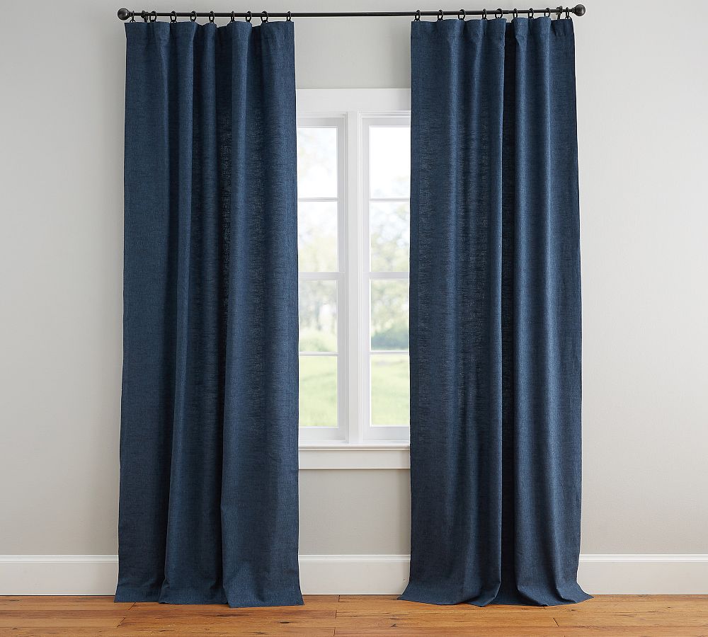 Pottery Barn Emery Linen Blackout Curtain