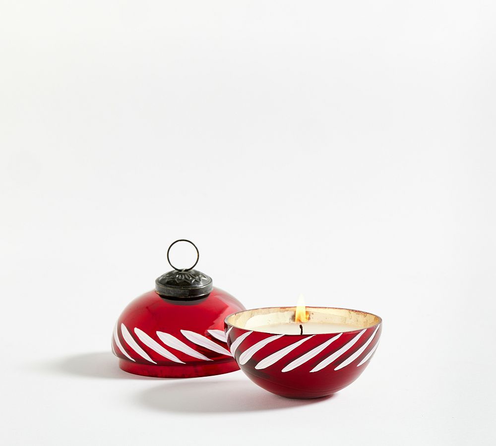 Pottery Barn Ornament Shaped Scented Candles