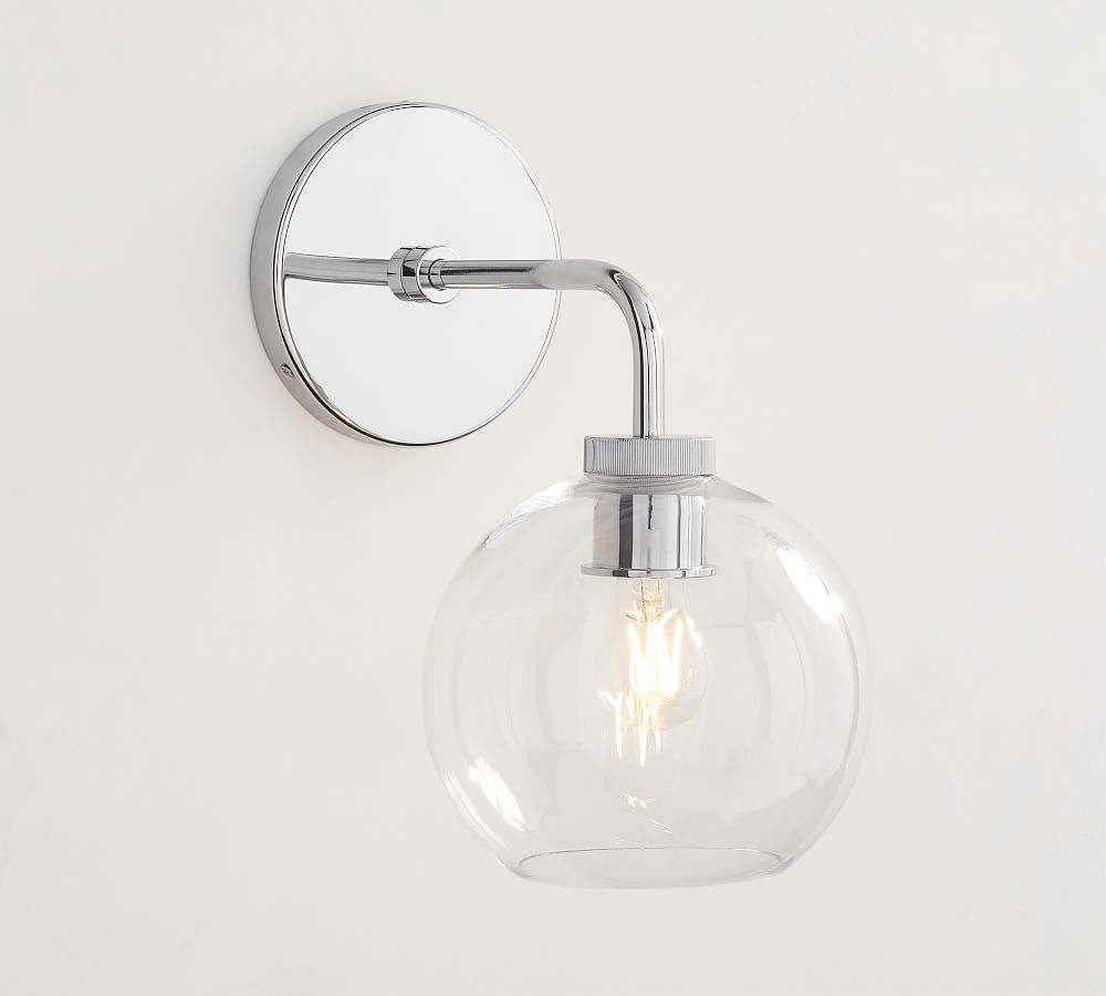 Pottery Barn Reagan Globe Sconce (7")