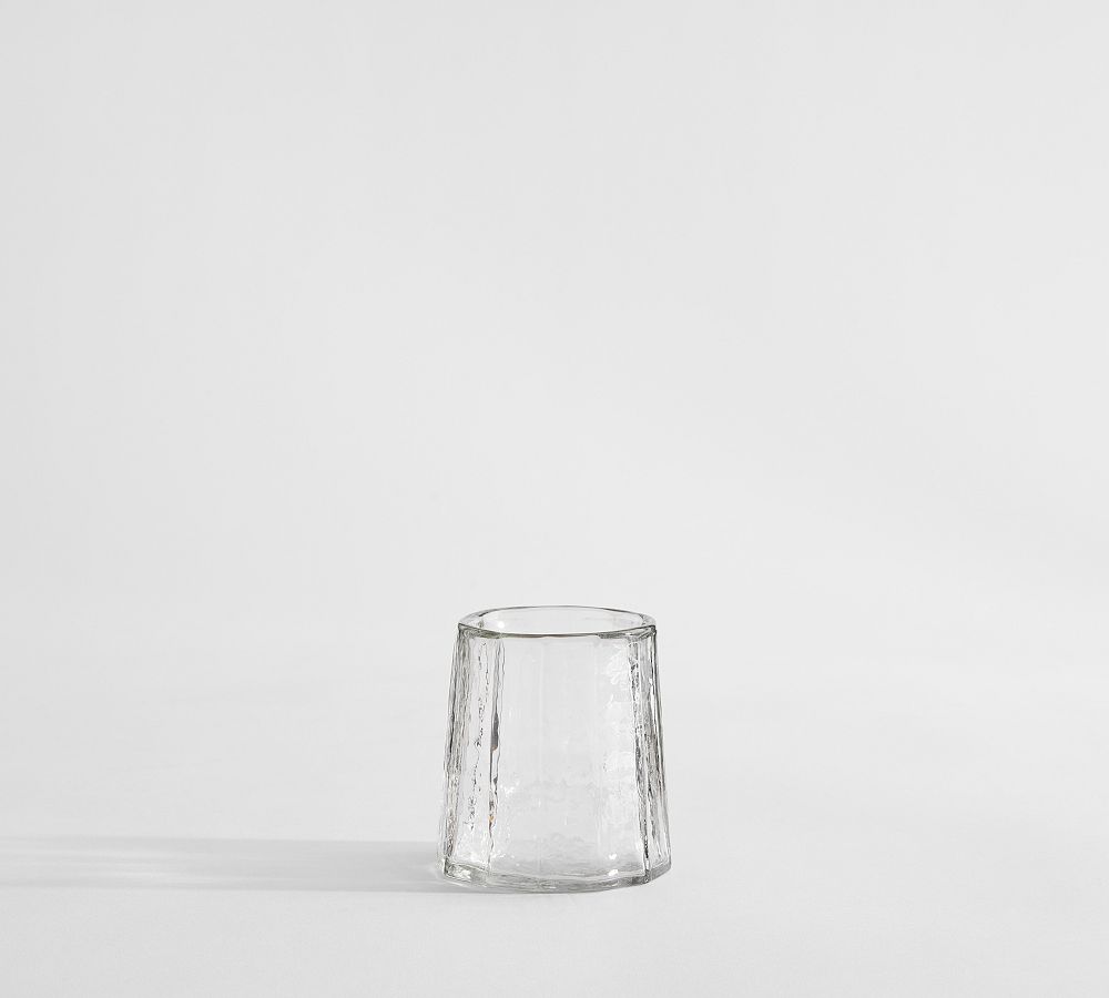 Pottery Barn Hammered Café Recycled Hurricane Candleholder