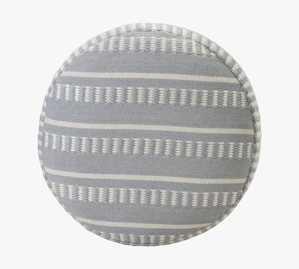 Pottery Barn Canaan Recycled Yarn Outdoor Pouf