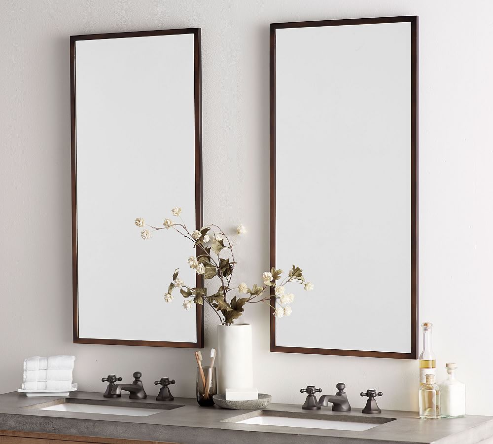 Pottery Barn Kensington Rectangular Slim Mirror