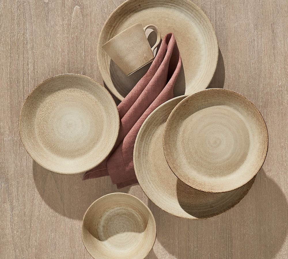 Pottery Barn Larkin Reactive Glaze Stoneware Dinnerware Set