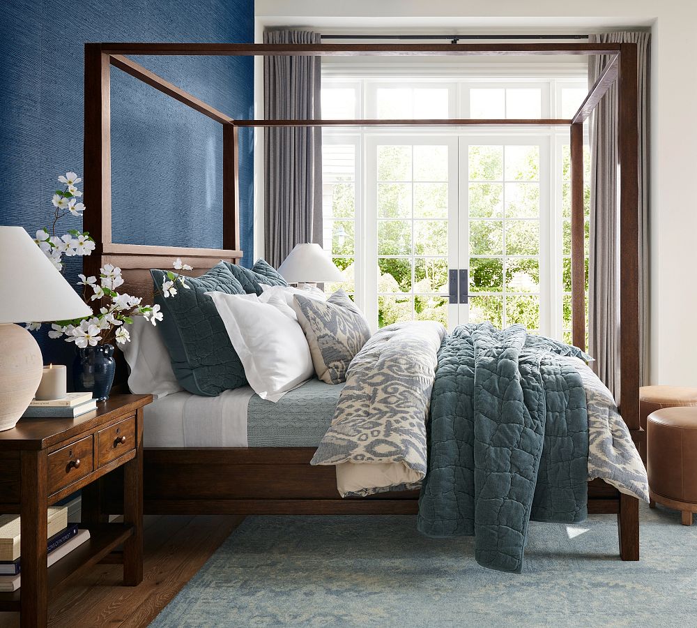 Pottery Barn Cozy Cloud Handcrafted Quilt