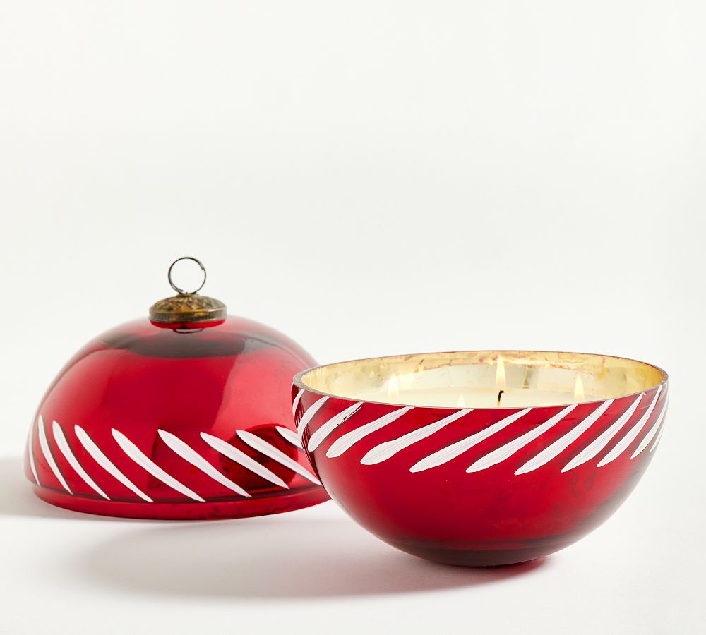 Pottery Barn Ornament Shaped Scented Candles