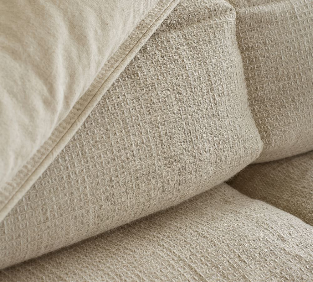 Pottery Barn European Flax Linen Waffle Comforter