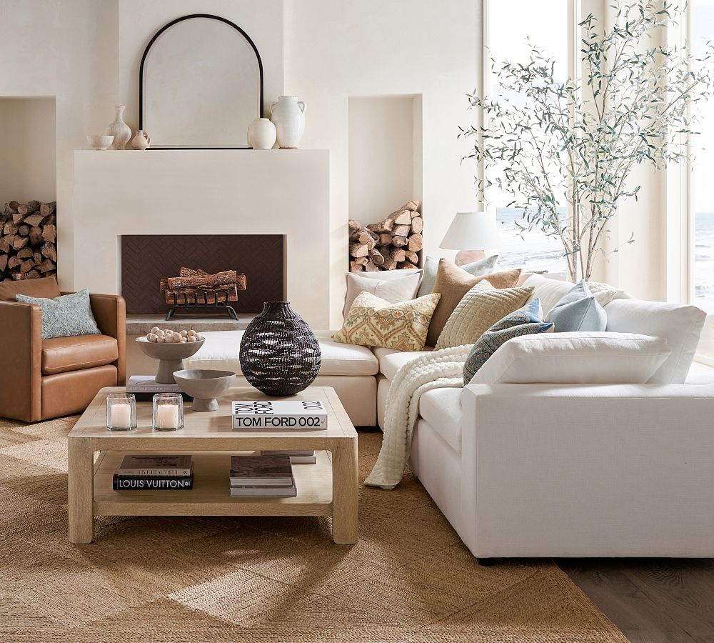 Pottery Barn Aptos Square Coffee Table (44")