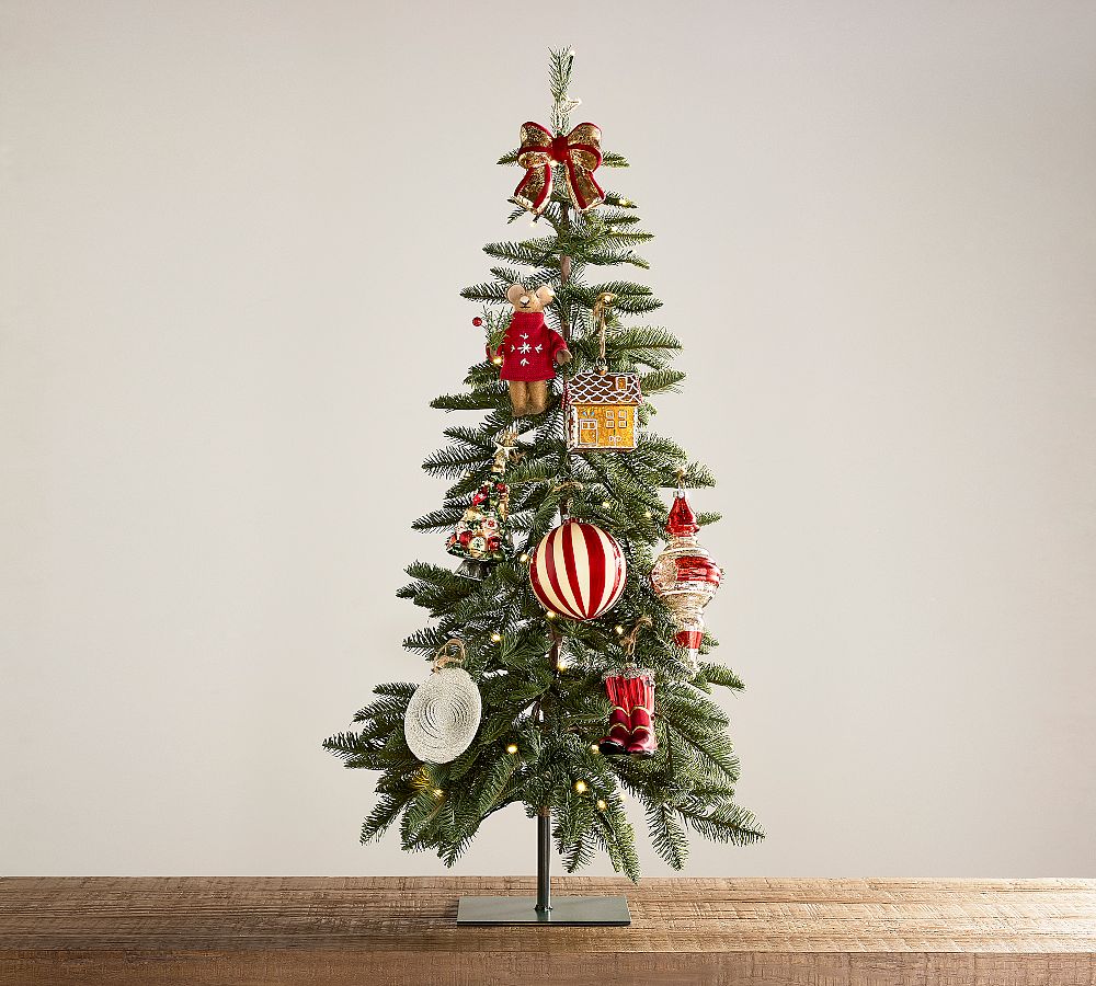 Pottery Barn Mercury Bow Ornament