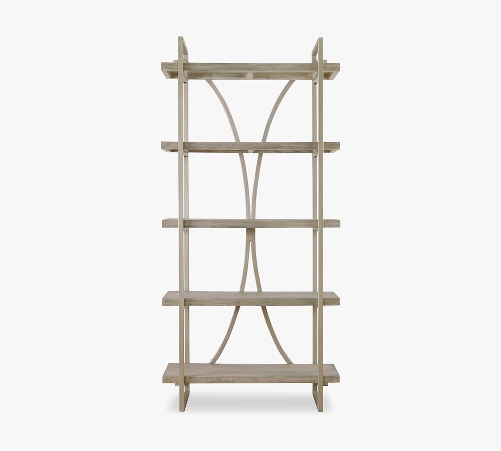 Pottery Barn Colette Metal Etagere Bookcase (42")