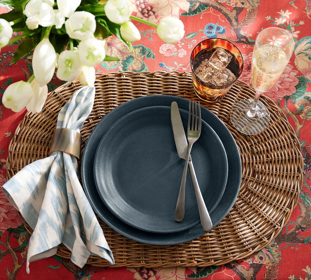 Pottery Barn Larkin Reactive Glaze Stoneware Dinner Plates