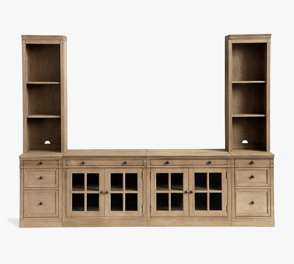 Pottery Barn Livingston 6-Piece Bookcase Suite (105")