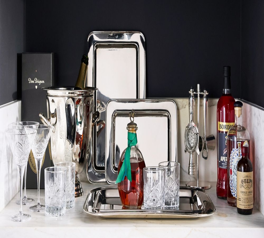 Pottery Barn Heritage Silver Wine Chiller