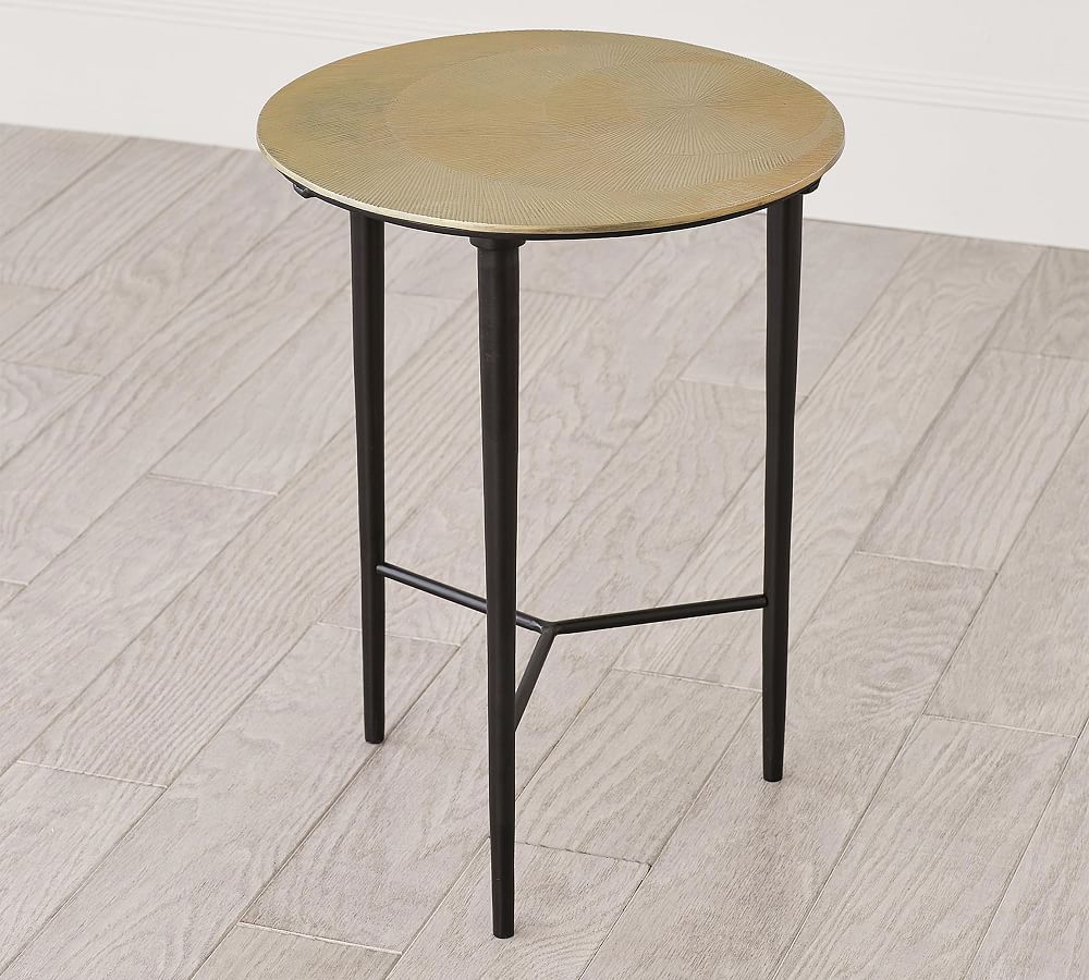 Pottery Barn Sadie Round Accent Table (16")