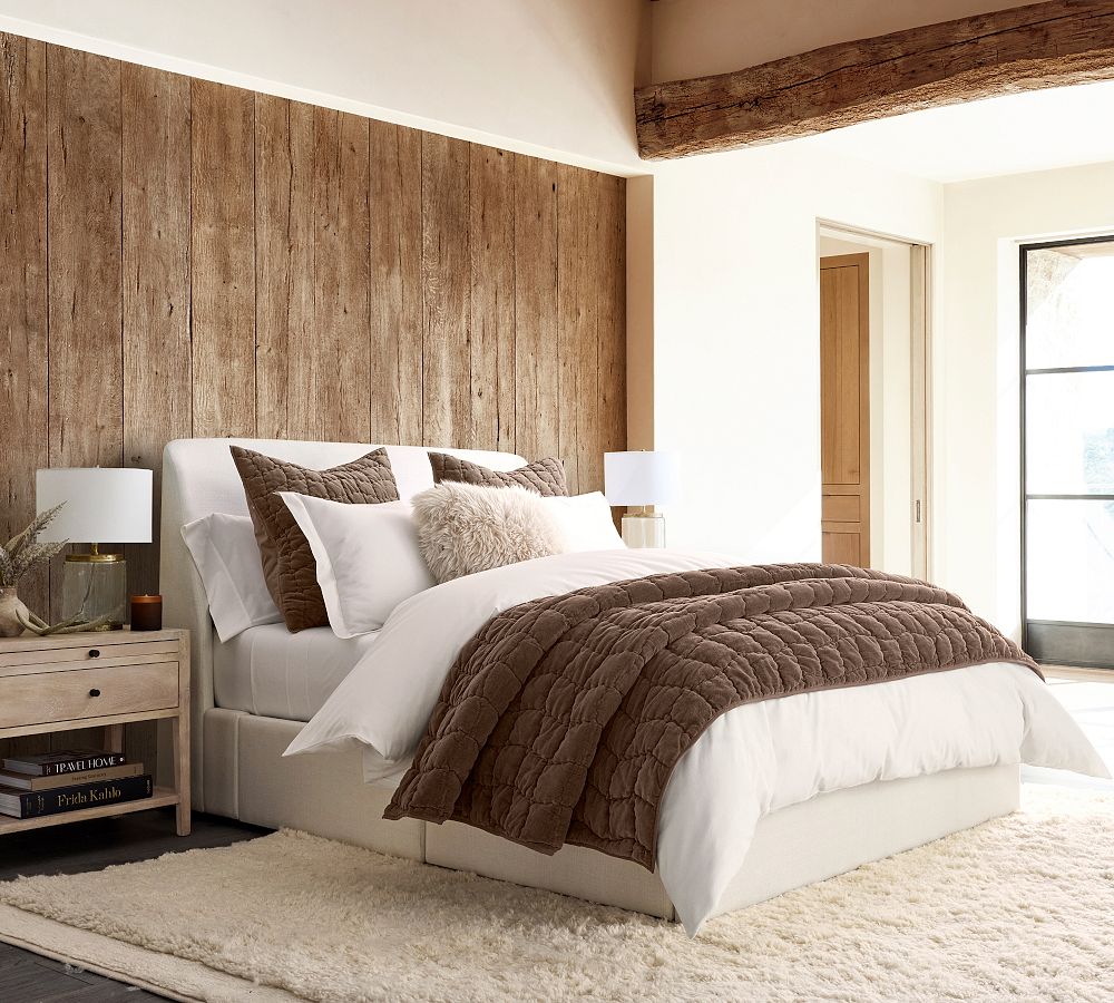 Pottery Barn Cozy Cloud Handcrafted Quilt