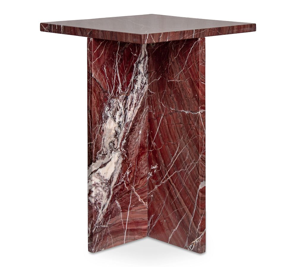 Pottery Barn Telluride Marble Square Accent Table