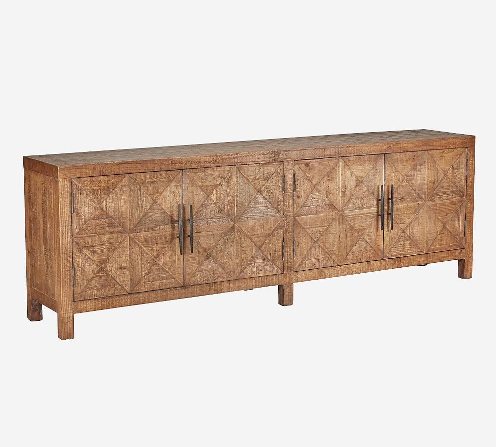 Pottery Barn Jovi Carved Reclaimed Wood Buffet (103.5")
