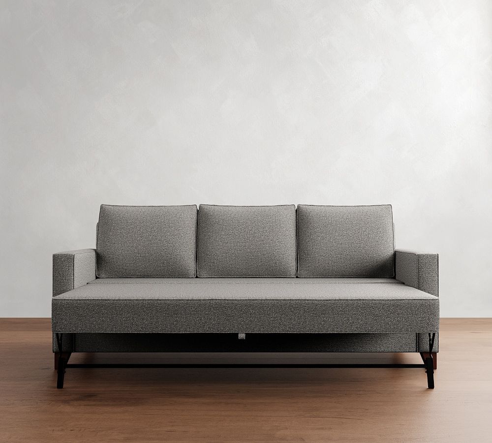 Pottery Barn Cameron Square Arm Pull-Up Platform Sleeper Sofa (91")
