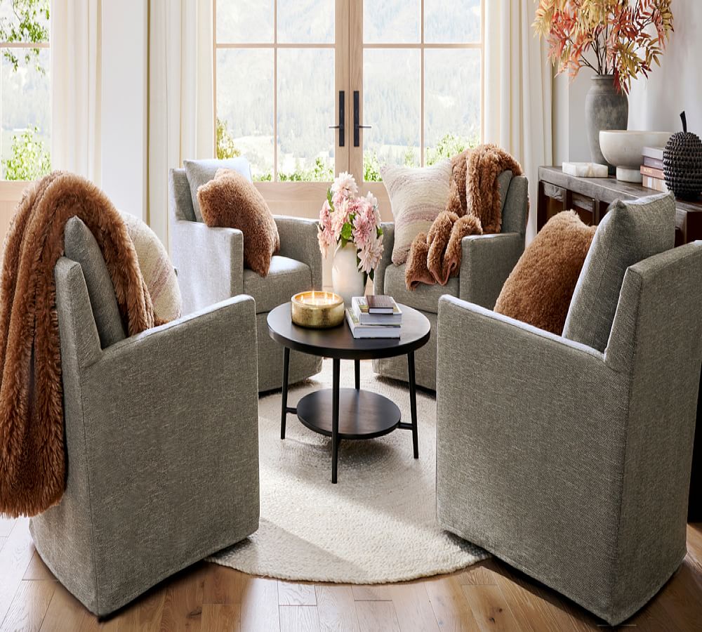 Pottery Barn Dream Faux Fur Throw Blanket