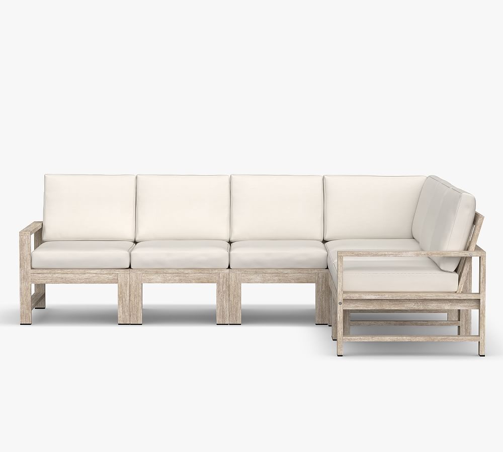 Pottery Barn Indio Eucalyptus 6-Piece Outdoor Sectional (100")