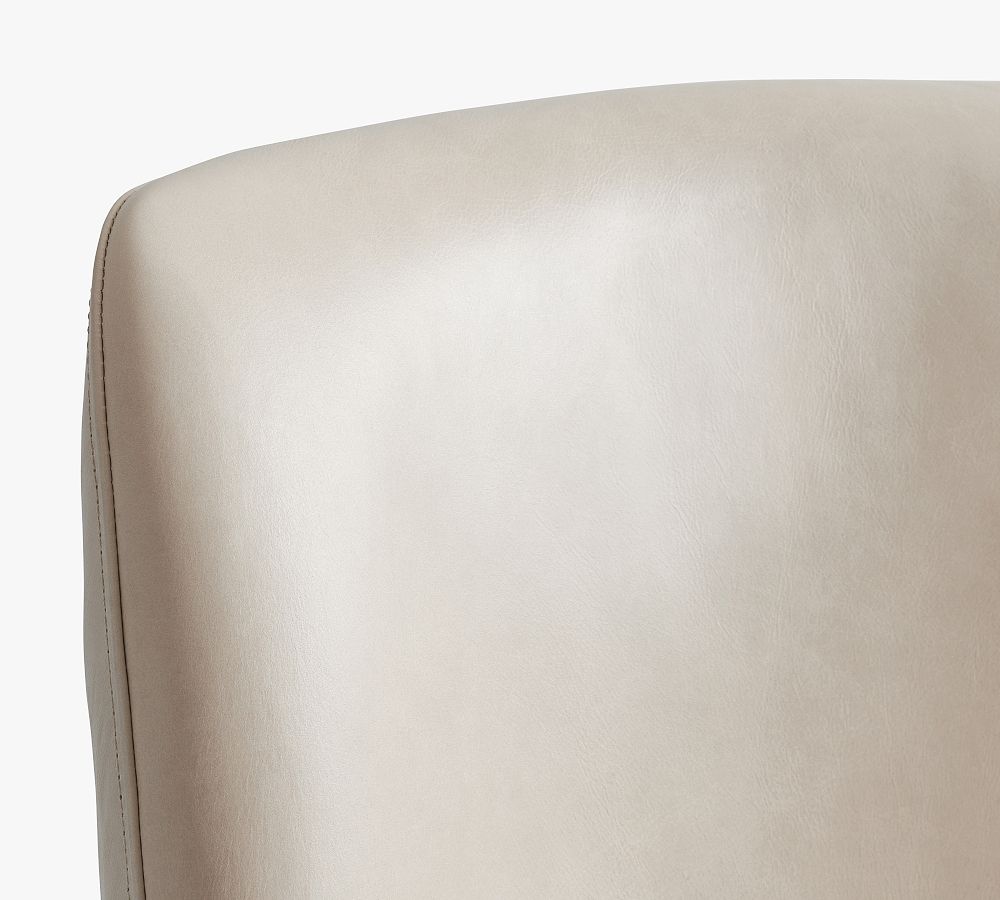 Pottery Barn Layton Leather Stool