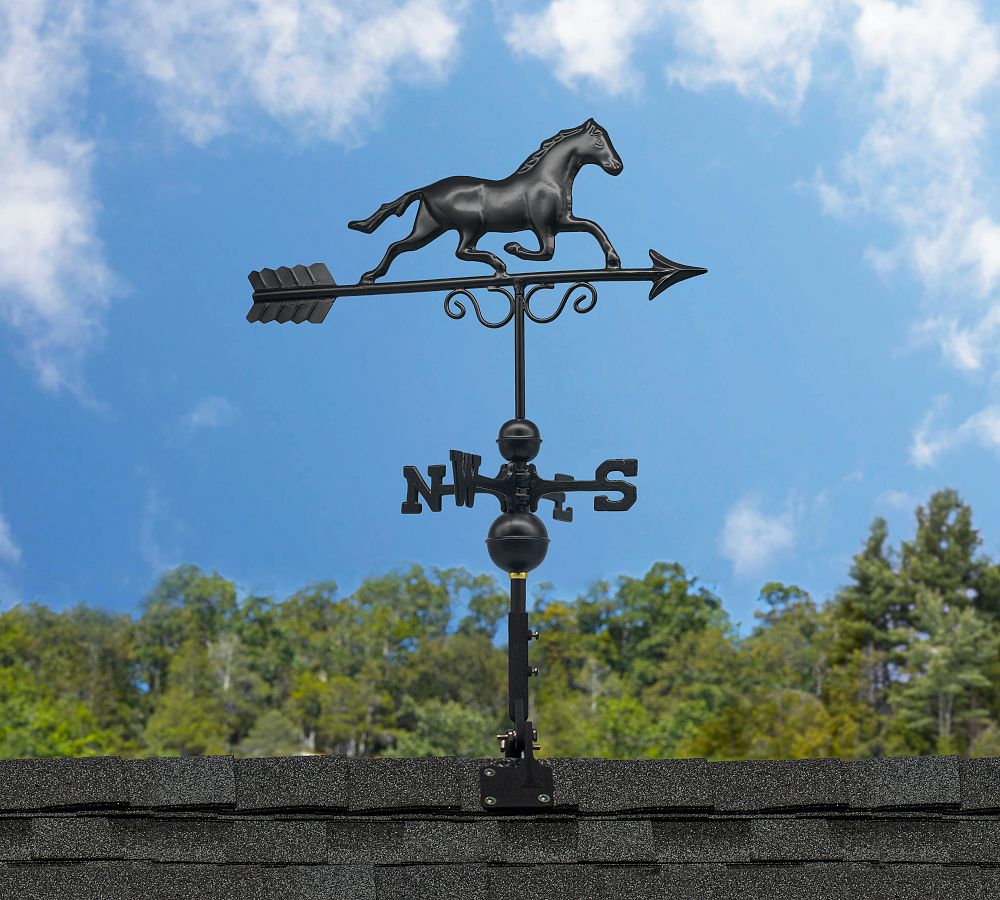 Pottery Barn Galloping Horse Copper Weathervane