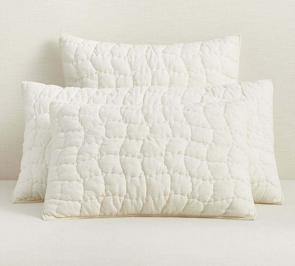 Pottery Barn Cozy Cloud Handcrafted Quilt