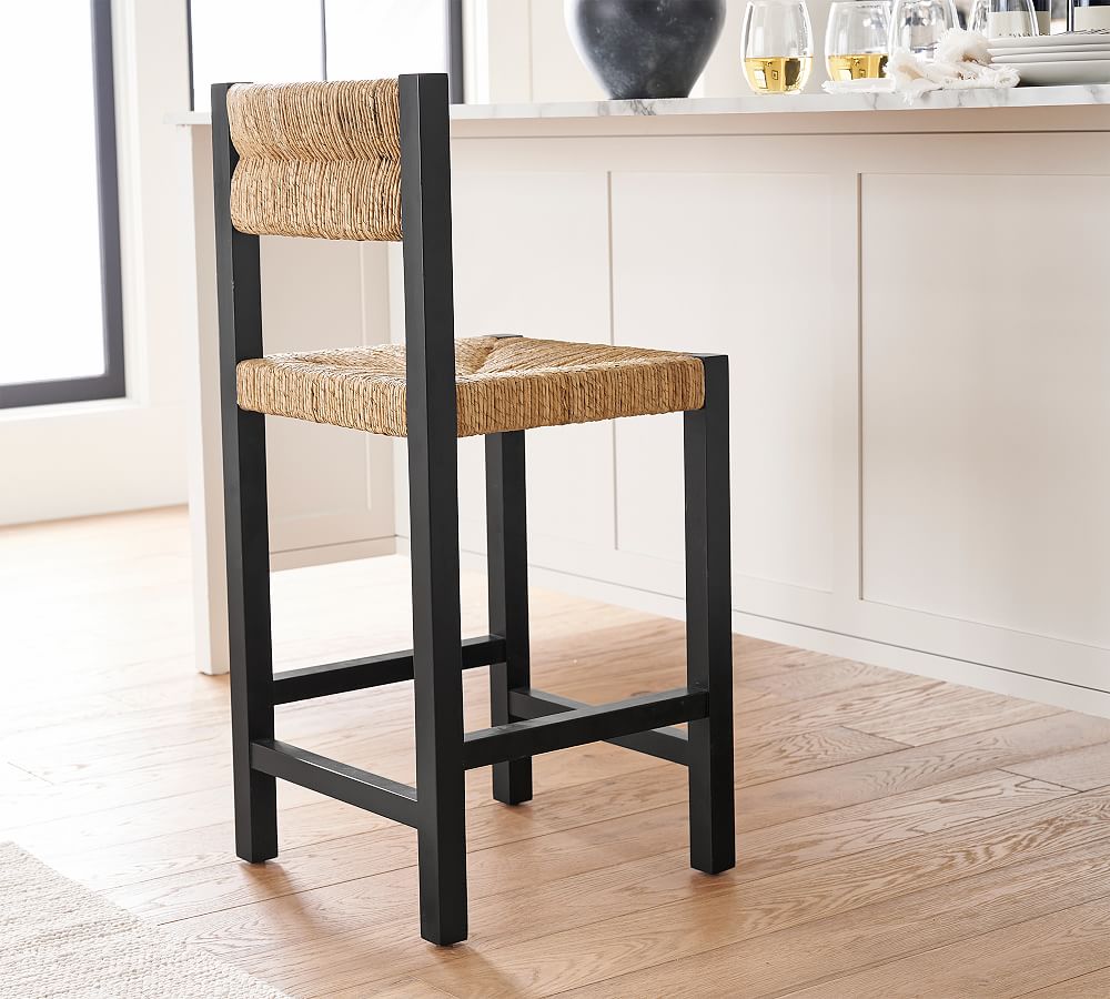 Pottery Barn Malibu Woven Stool
