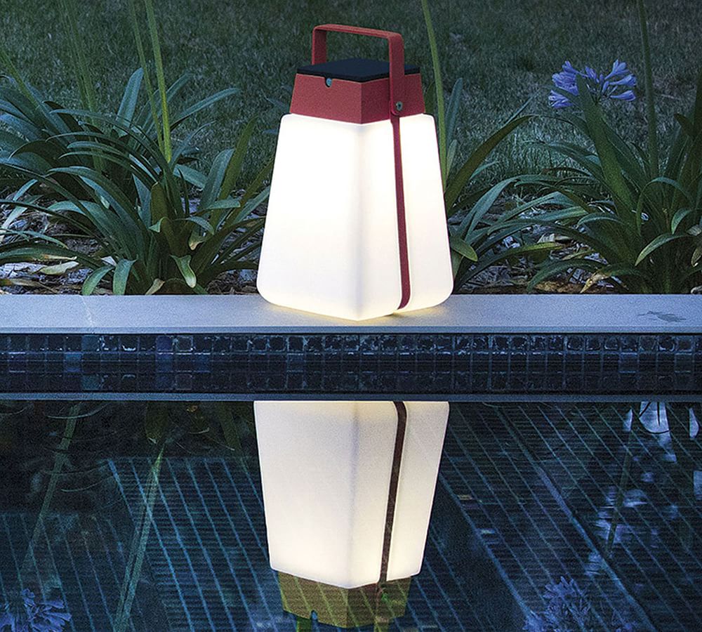Pottery Barn Remi Solar Outdoor Lantern
