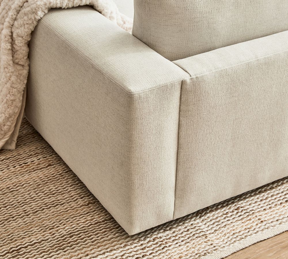 Pottery Barn Carmel Lounge 3-Piece Wedge Sectional (128"&ndash;130")