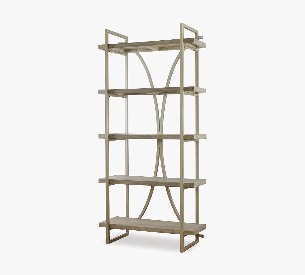 Pottery Barn Colette Metal Etagere Bookcase (42")