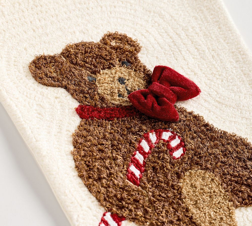Pottery Barn Holiday Icons Crewel Stockings