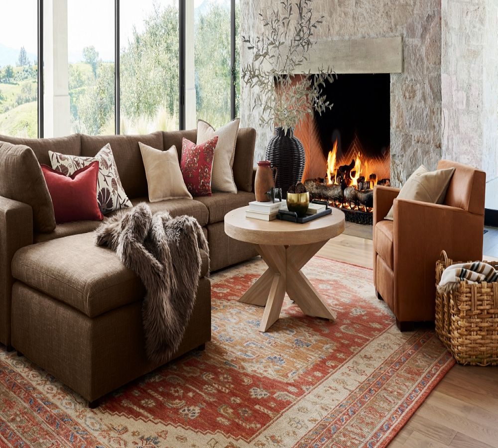 Pottery Barn Alden Hand-Knotted Wool Rug