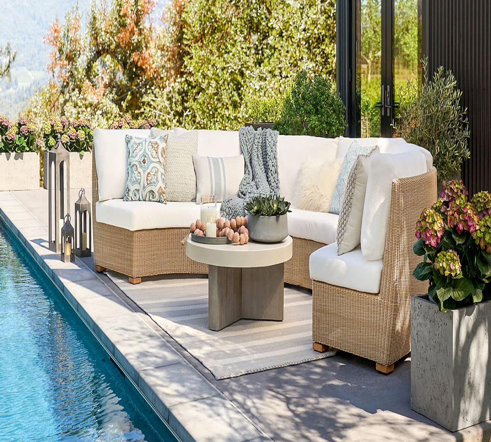 Pottery Barn Mission Square Handmade Outdoor Planters