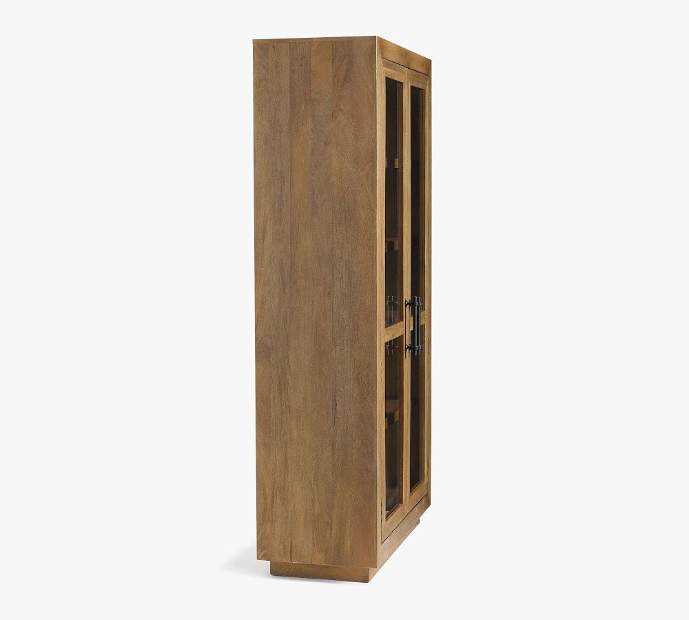 Pottery Barn Oakleigh Glass Storage Cabinet (40")