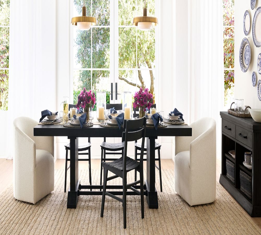 Pottery Barn Fort Extending Dining Table (80"-102")