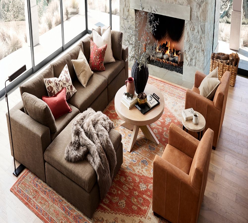 Pottery Barn Alden Hand-Knotted Wool Rug