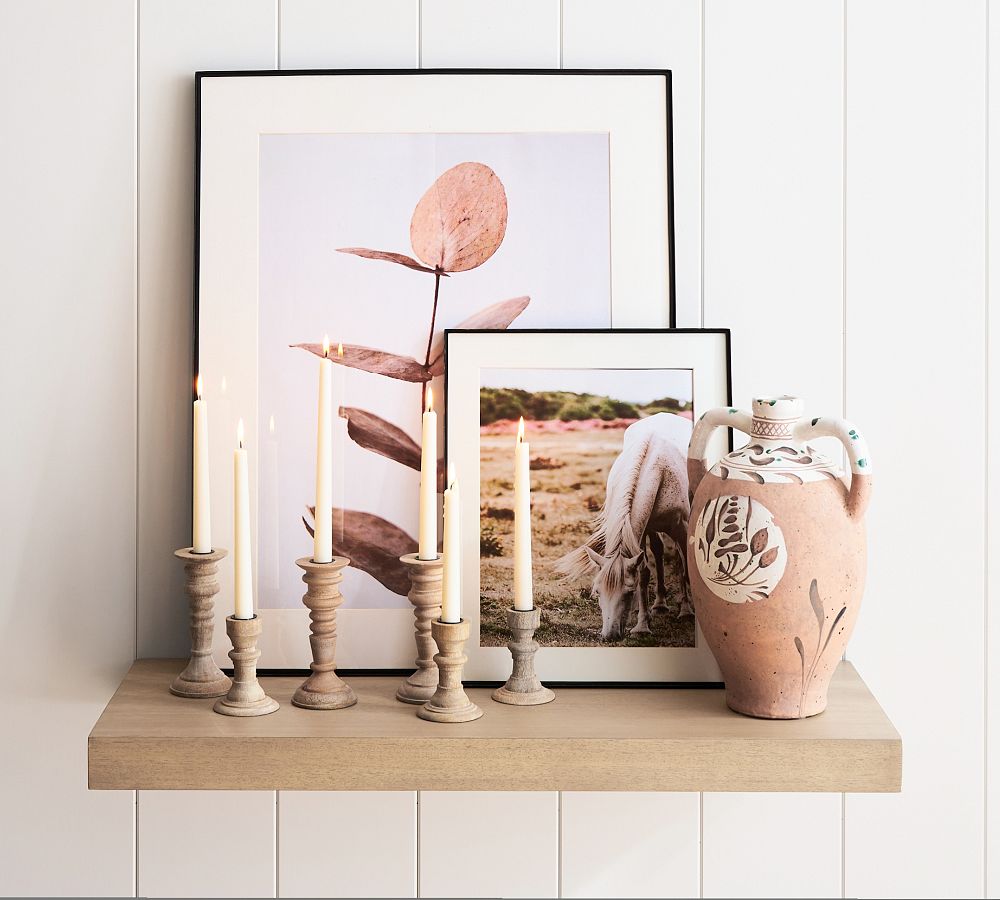 Pottery Barn Brighton Floating Wood Shelves