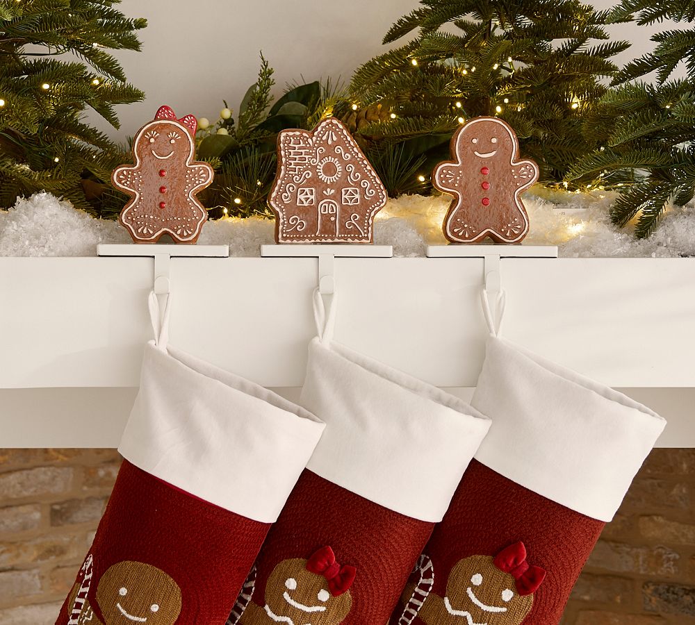 Pottery Barn Gingerbread Stocking Holder