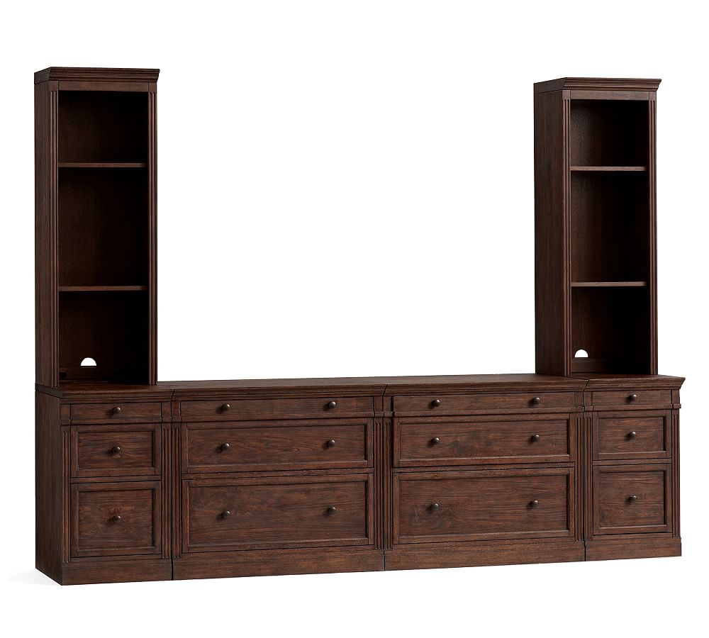 Pottery Barn Livingston 6-Piece Bookcase Suite (105")