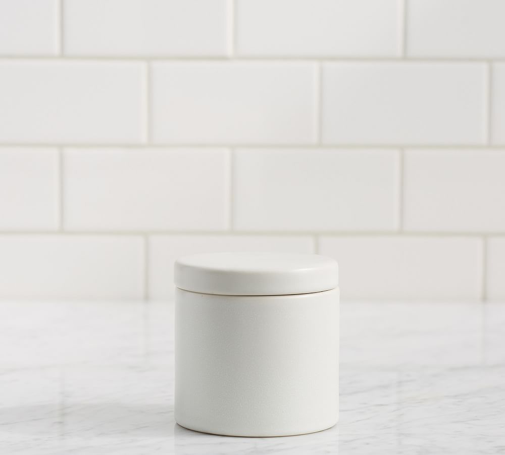 Pottery Barn Mason Glazed Stoneware Bathroom Accessories