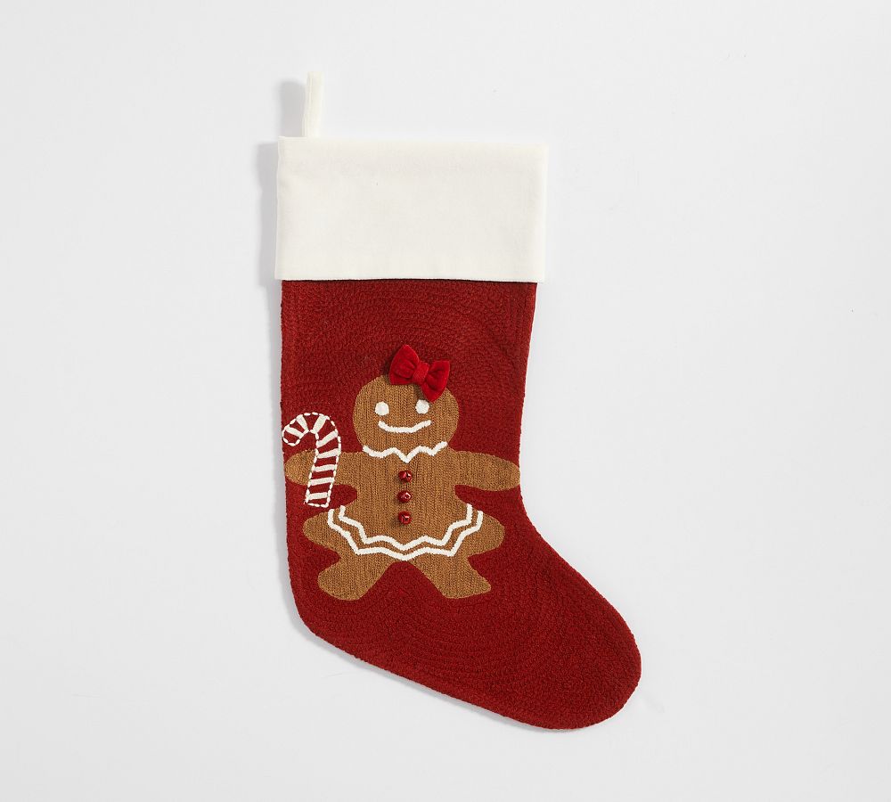 Pottery Barn Holiday Icons Crewel Stockings