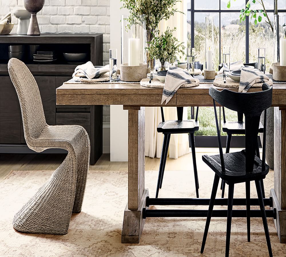Pottery Barn Fort Extending Dining Table (80"-102")