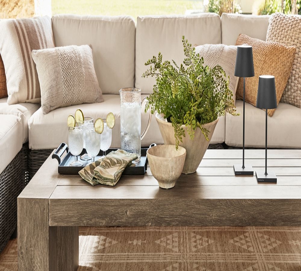 Pottery Barn Hammered Outdoor Pitcher