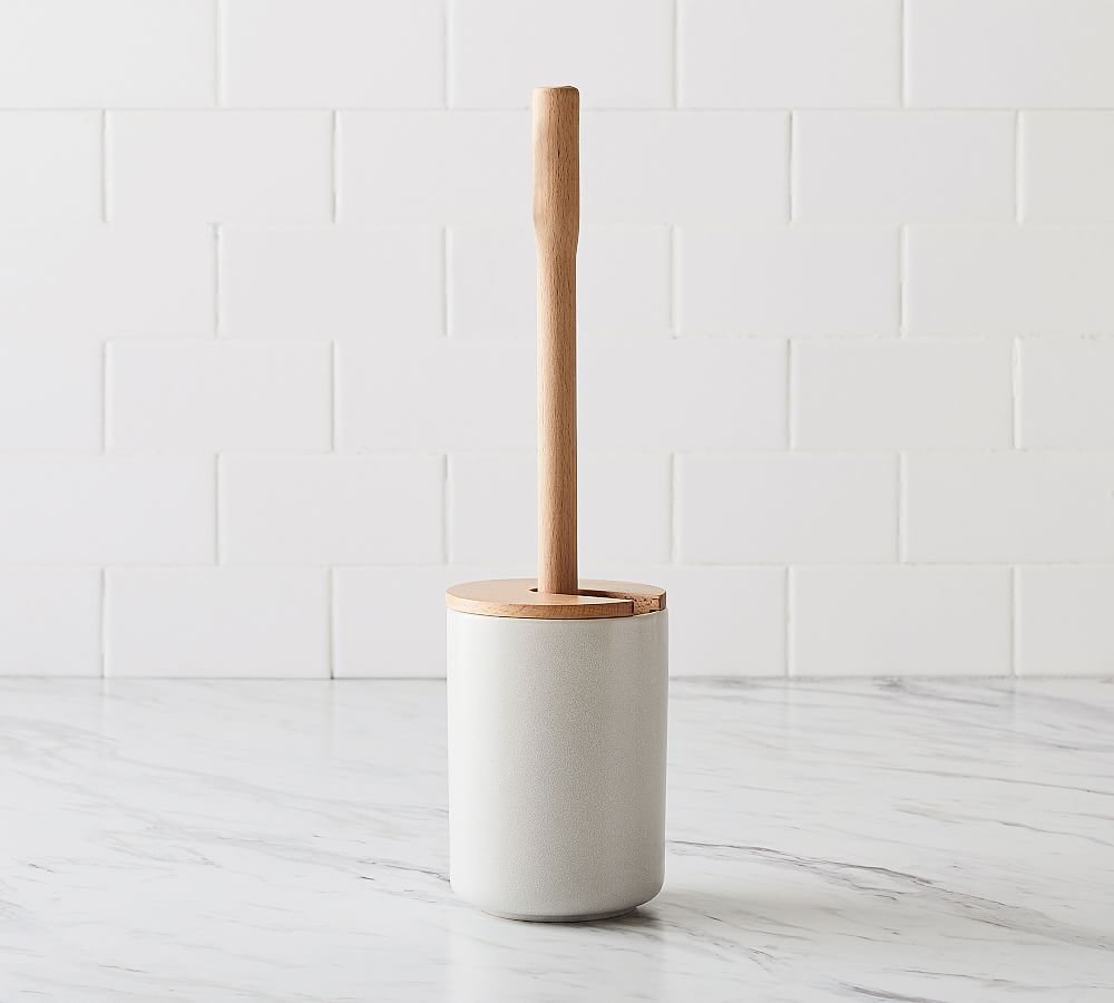 Pottery Barn Mason Glazed Stoneware Bathroom Accessories