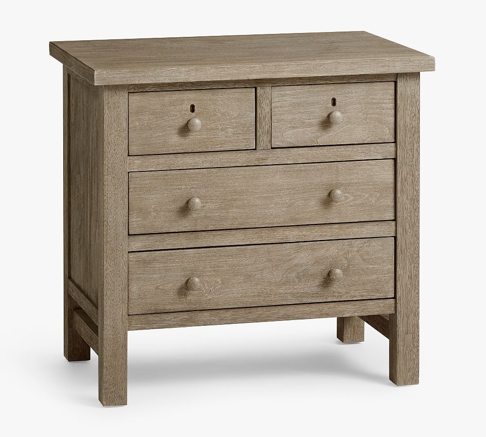 Pottery Barn Farmhouse 4-Drawer Nightstand (28.5")