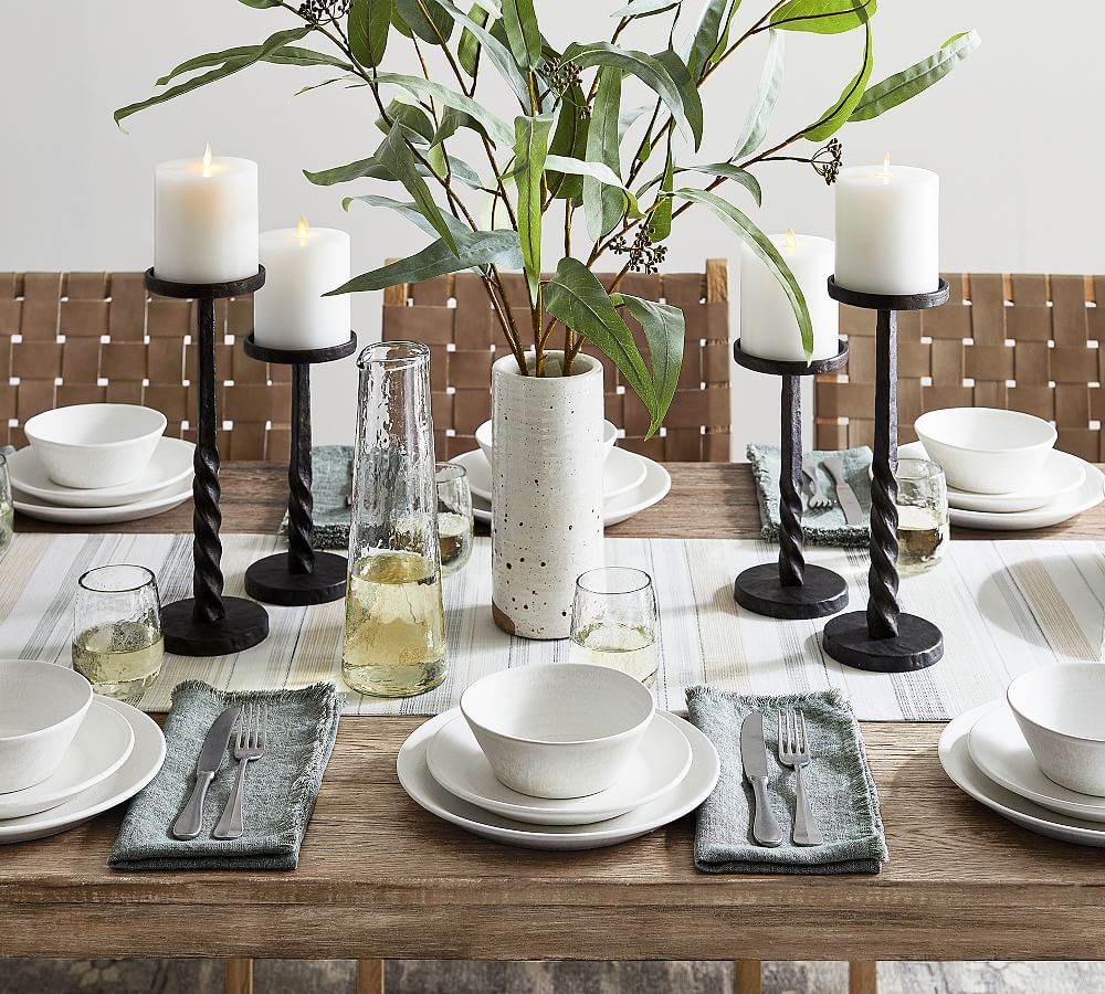 Pottery Barn Larkin Reactive Glaze Stoneware Dinnerware Set