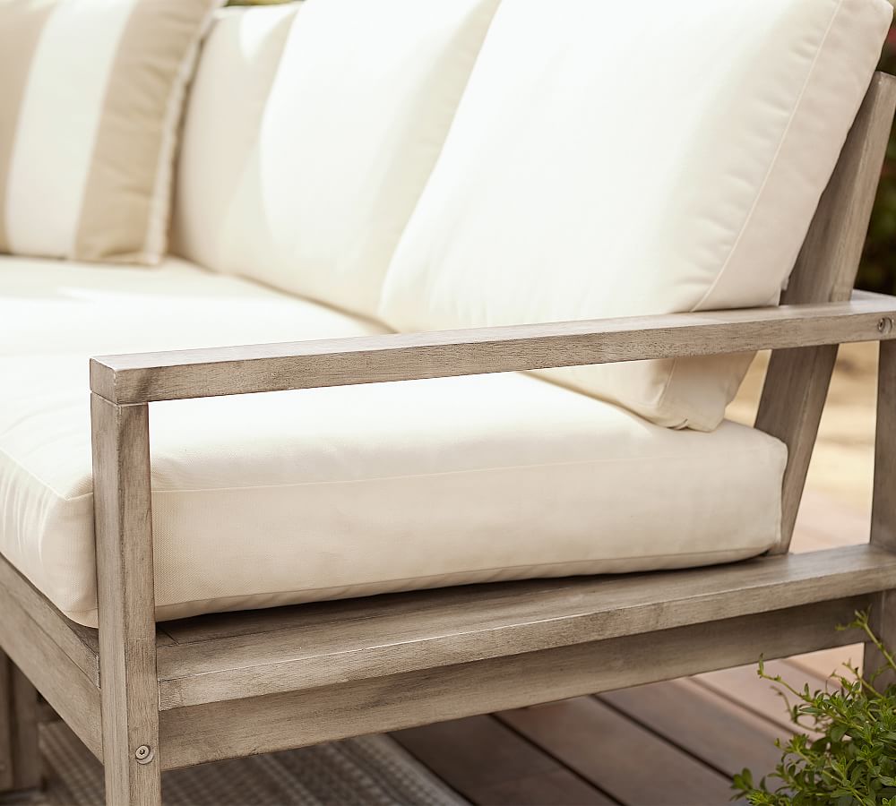 Pottery Barn Indio Eucalyptus 6-Piece Outdoor Sectional (100")